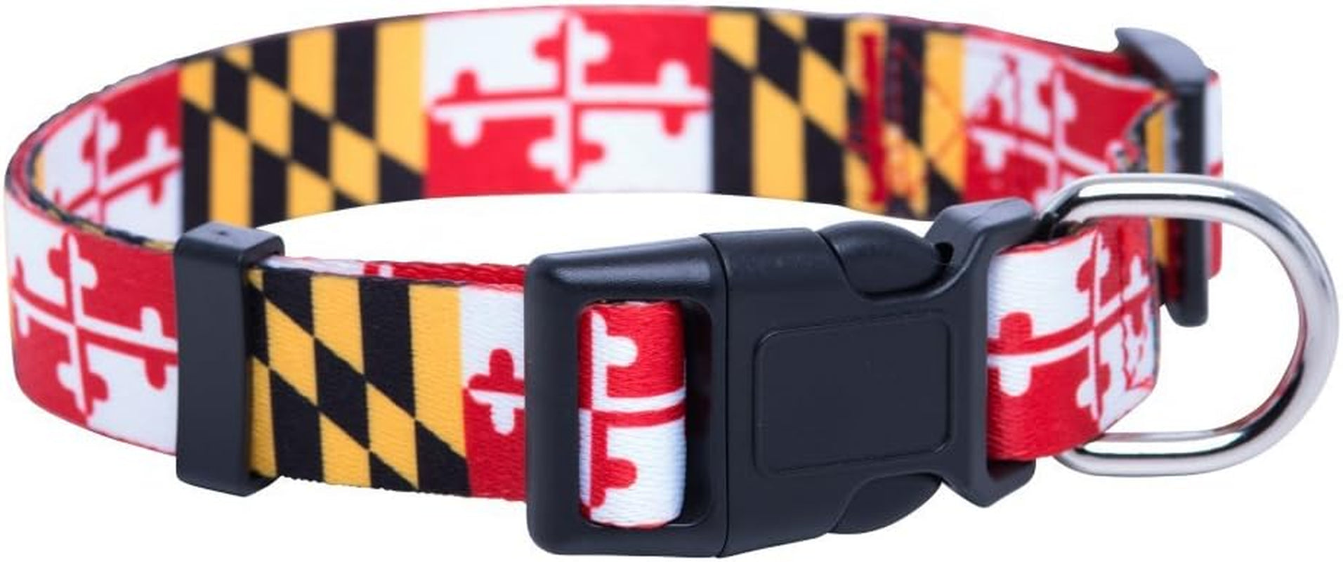 Colorado State Flag Dog Collar (Colorado Pink, Medium)