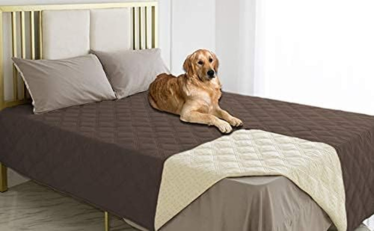 Waterproof Dog Bed Cover Pet Blanket with Anti-Slip Back for Furniture Bed Couch Sofa
