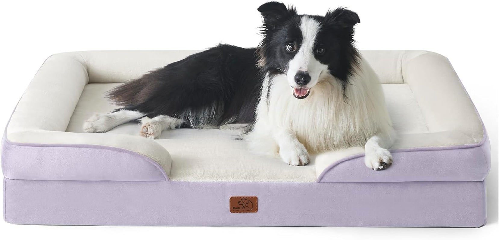 Orthopedic Dog Bed Medium Size Dogs - Washable Small Medium Dog Cat Bed Waterproof, Comfort Cats Couch Sofa with Washable Removable Cover, Pets Bed with Nonskid Bottom, Grey, 28"
