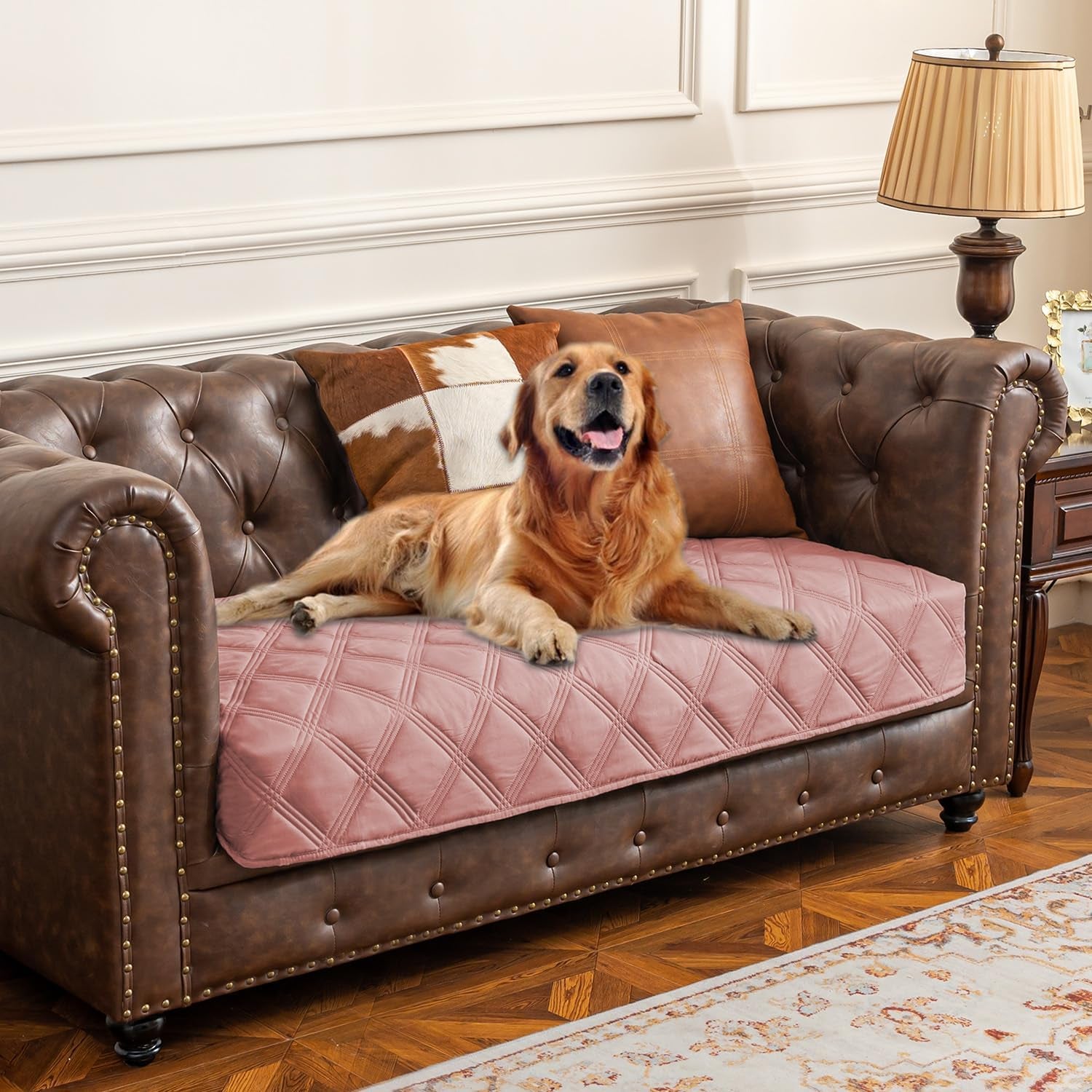Waterproof Dog Bed Cover Pet Blanket with Anti-Slip Back for Furniture Bed Couch Sofa