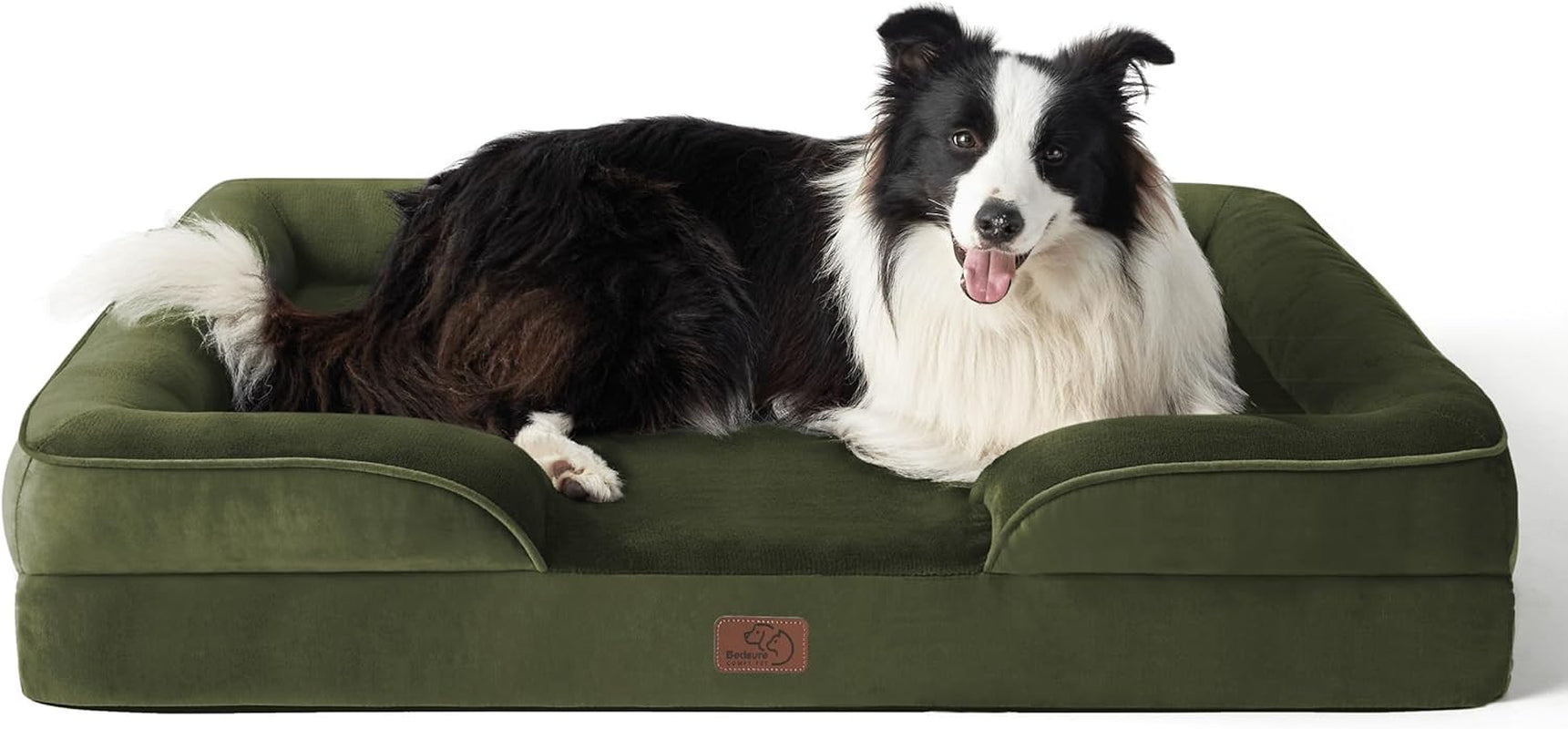 Orthopedic Dog Bed Medium Size Dogs - Washable Small Medium Dog Cat Bed Waterproof, Comfort Cats Couch Sofa with Washable Removable Cover, Pets Bed with Nonskid Bottom, Grey, 28"