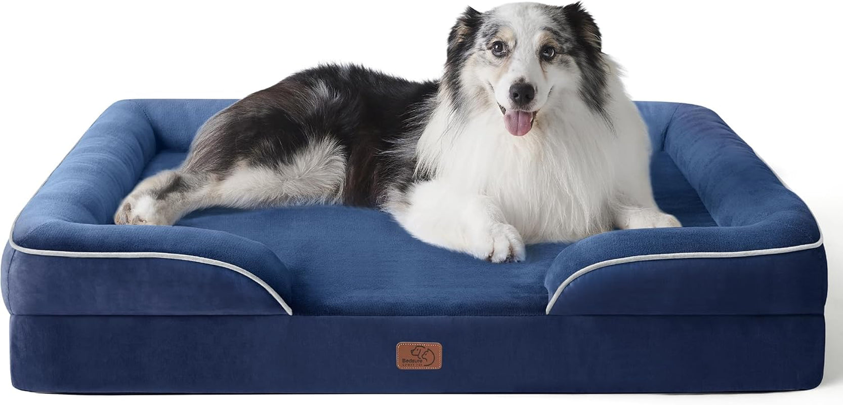 Orthopedic Dog Bed Medium Size Dogs - Washable Small Medium Dog Cat Bed Waterproof, Comfort Cats Couch Sofa with Washable Removable Cover, Pets Bed with Nonskid Bottom, Grey, 28"