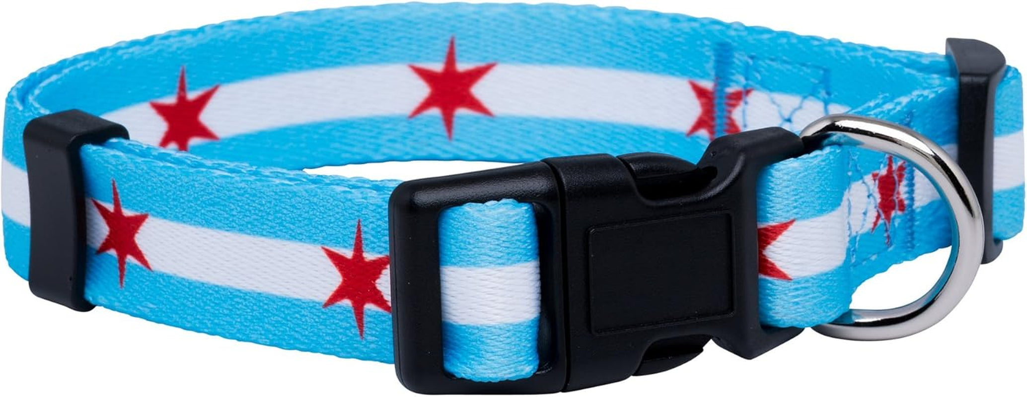 Colorado State Flag Dog Collar (Colorado Pink, Medium)