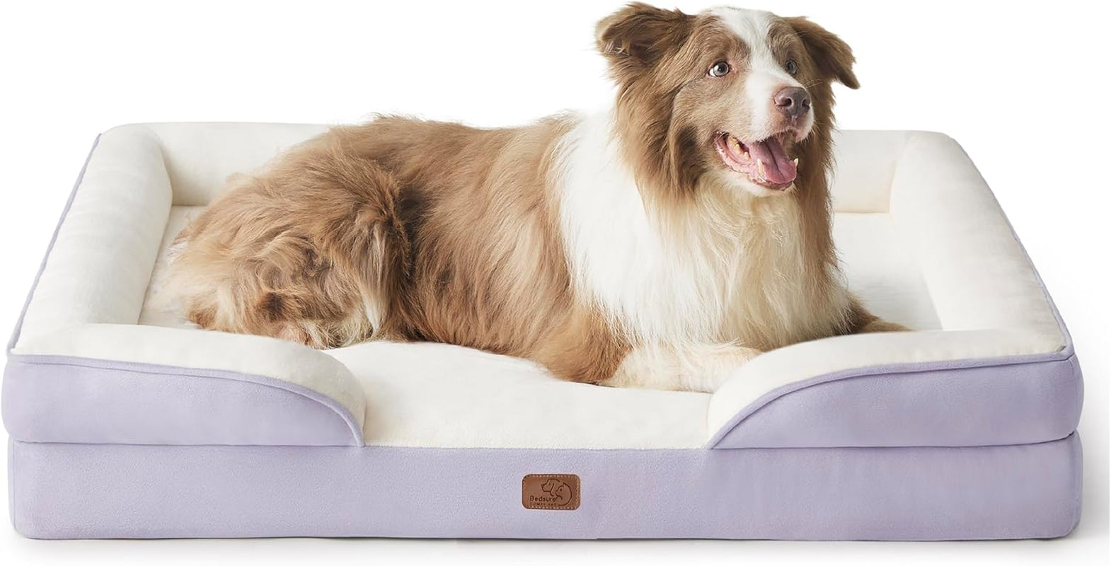 Orthopedic Dog Bed Medium Size Dogs - Washable Small Medium Dog Cat Bed Waterproof, Comfort Cats Couch Sofa with Washable Removable Cover, Pets Bed with Nonskid Bottom, Grey, 28"