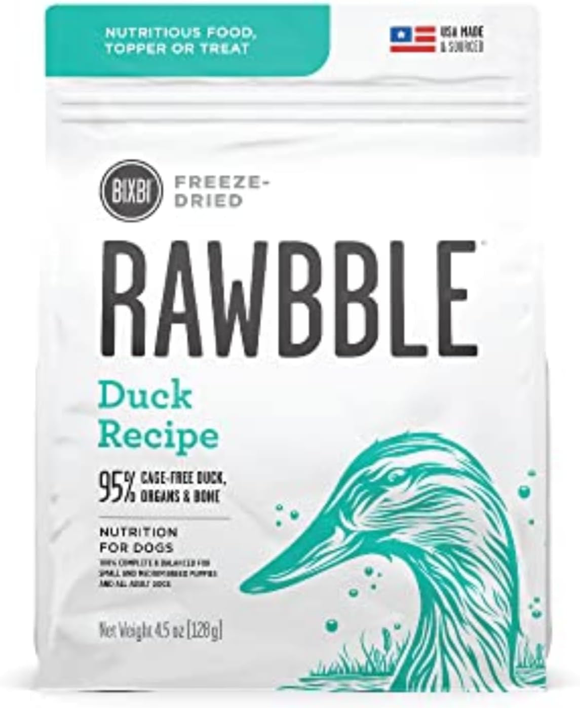 Liberty Freeze-Dried Dog Food Topper & Treats, Pork – 97% Meat & Organs, No Refrigeration – USA Made, 12 Oz