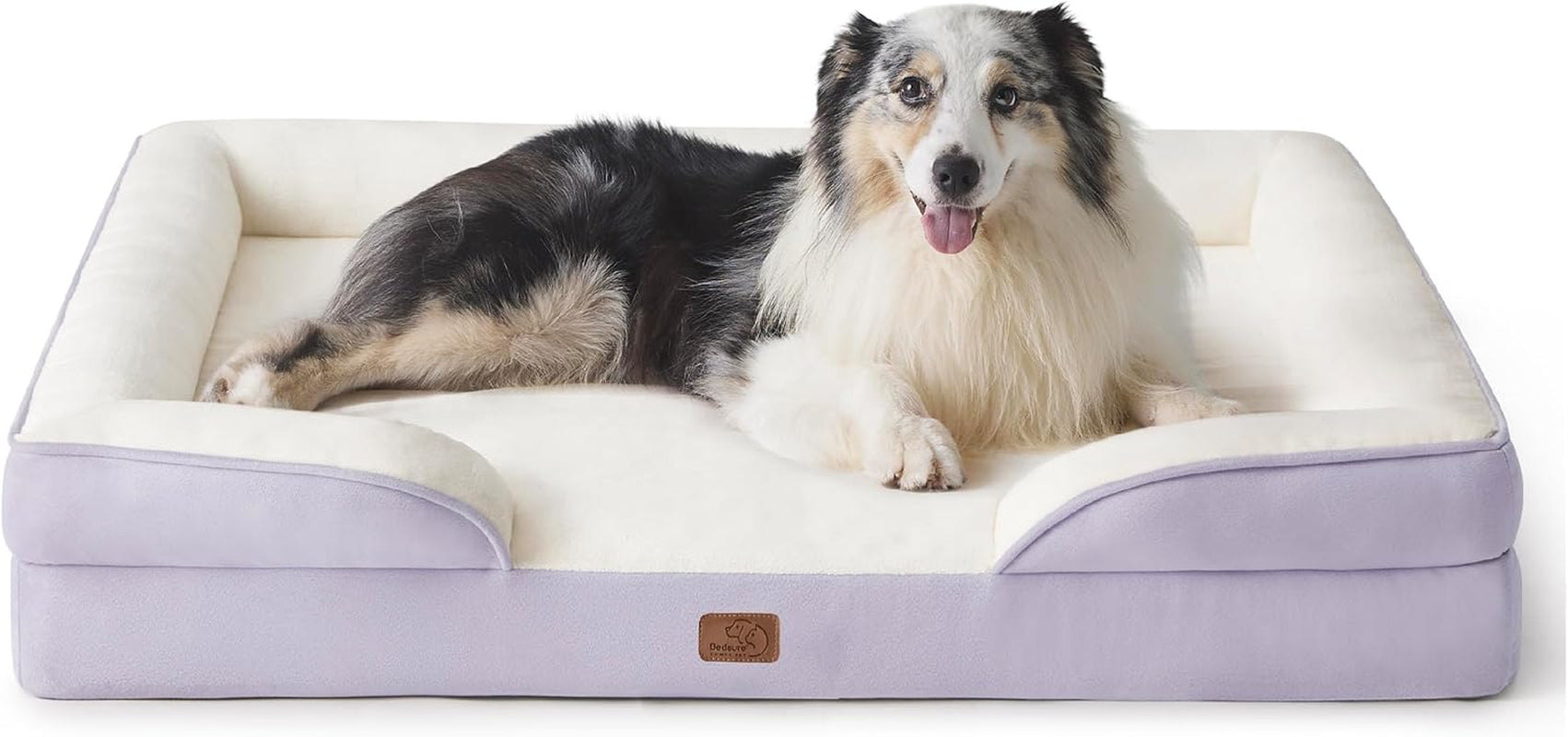 Orthopedic Dog Bed Medium Size Dogs - Washable Small Medium Dog Cat Bed Waterproof, Comfort Cats Couch Sofa with Washable Removable Cover, Pets Bed with Nonskid Bottom, Grey, 28"
