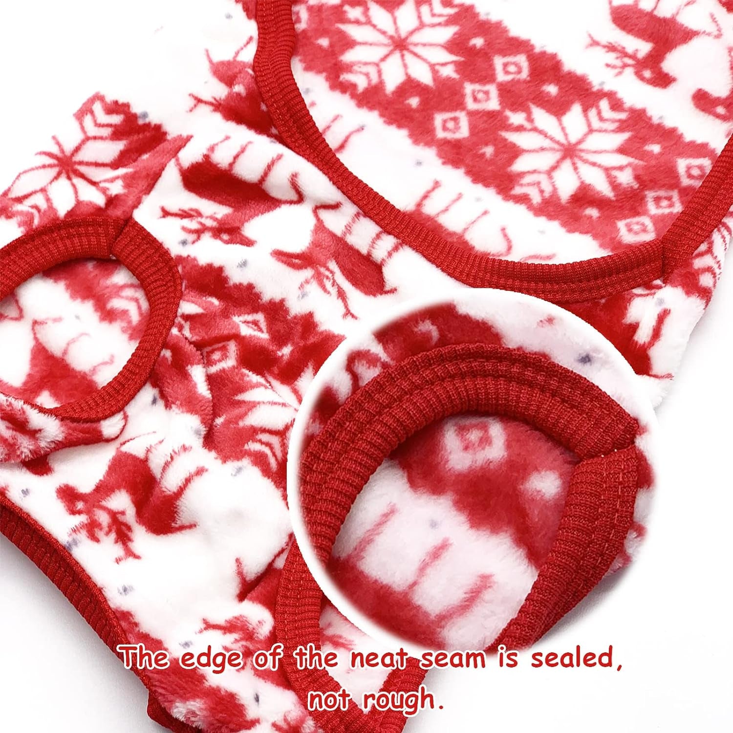 Small Dog Pet Cat Christmas Costume Sweater, Pet Supplies Costume Xmas Clothes Dog Jumpers Snowflake Elk Pattern Christmas Outfits for Dogs Puppy Kitten Cats (X-Small, Red Snowflake)
