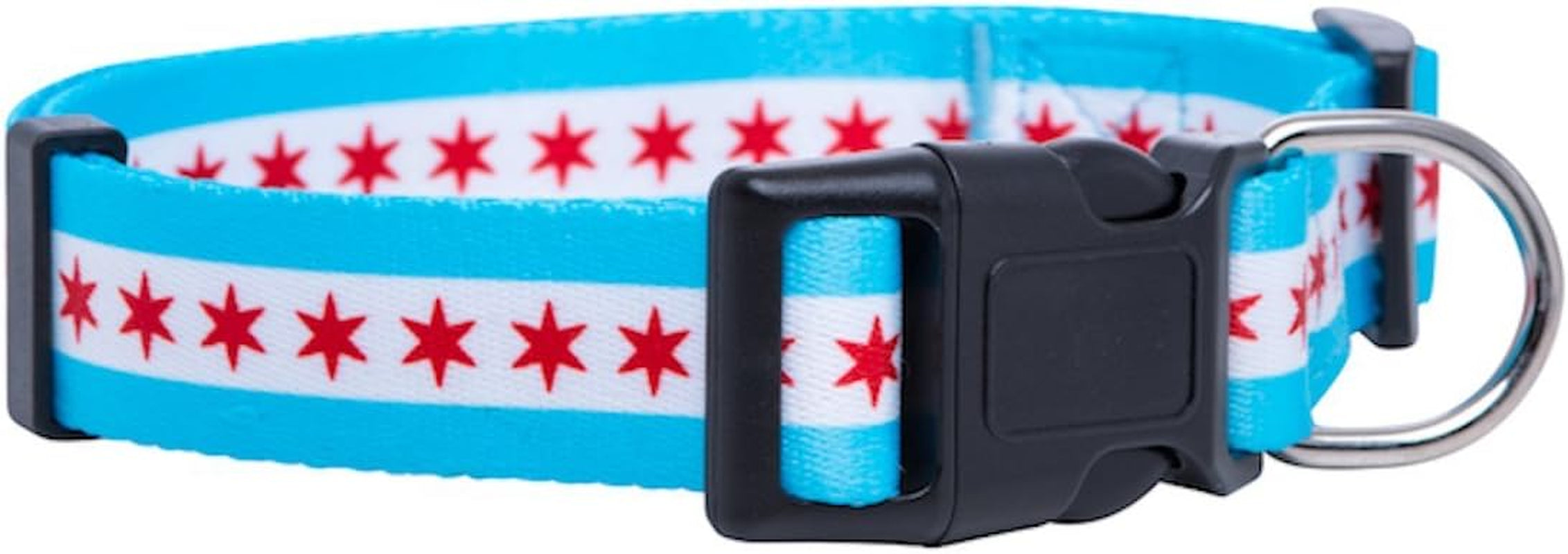 Colorado State Flag Dog Collar (Colorado Pink, Medium)
